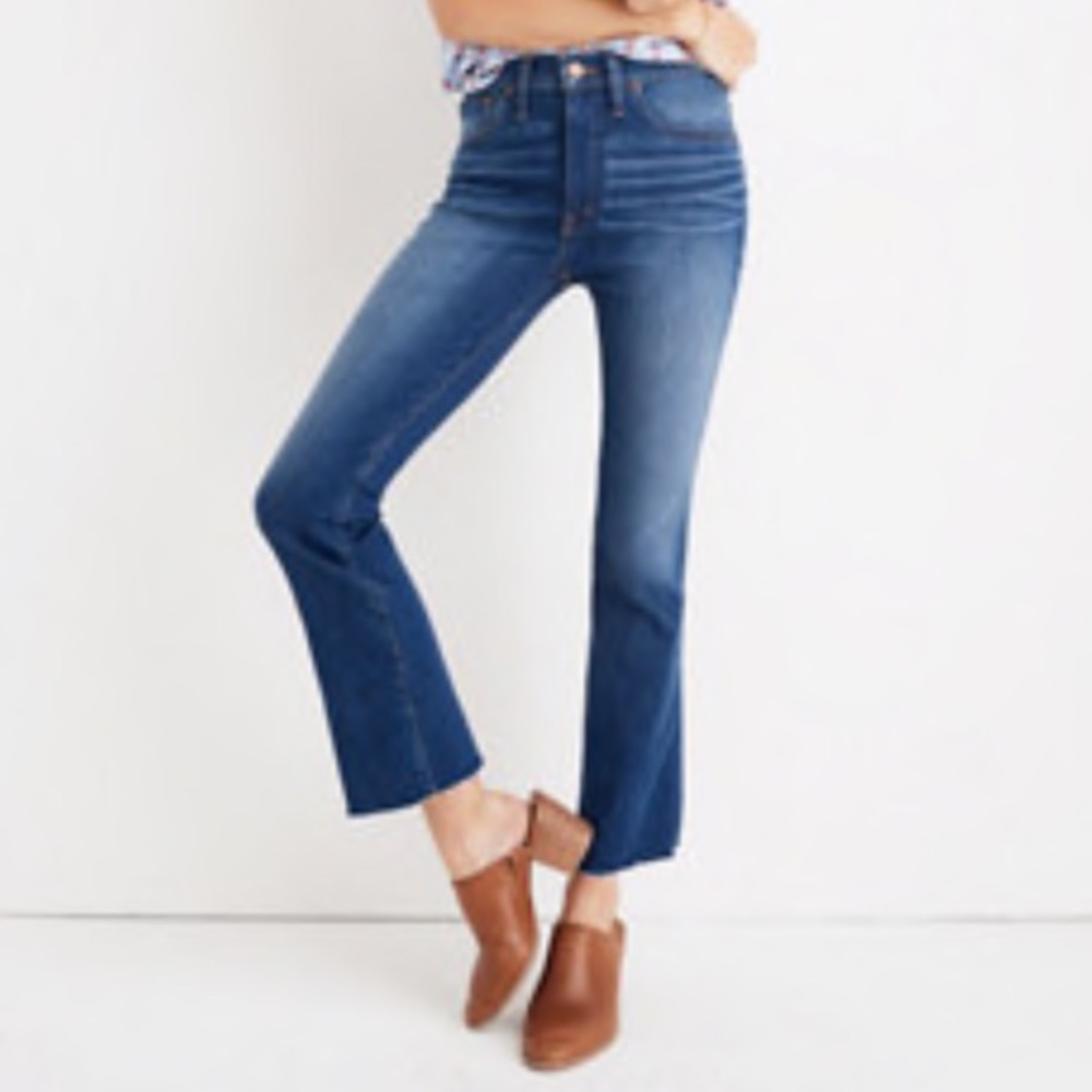 Madewell Cali Demi Boot Jeans 28